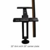 Cornfield Fishing Gear Double Monitor Mount – 6″, 8″, 10″, 12″ or 14″ Arms