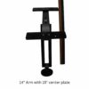 Cornfield Fishing Gear Double Monitor Mount – 6″, 8″, 10″, 12″ or 14″ Arms