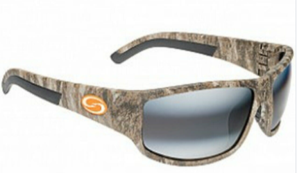 Strike King SG-S11712 Caddo Mossy Oak Camo/Black Rubber - DAB Amber Lens - Orange "S" Logo