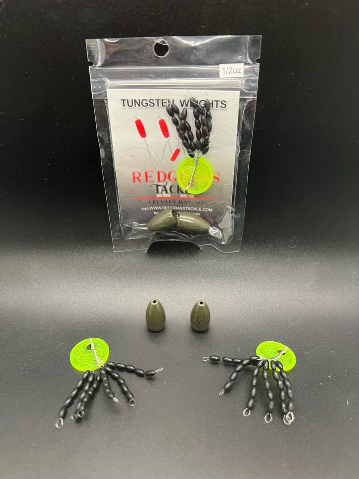 REDGRASS TACKLE TUNGSTEN WORM WEIGHTS