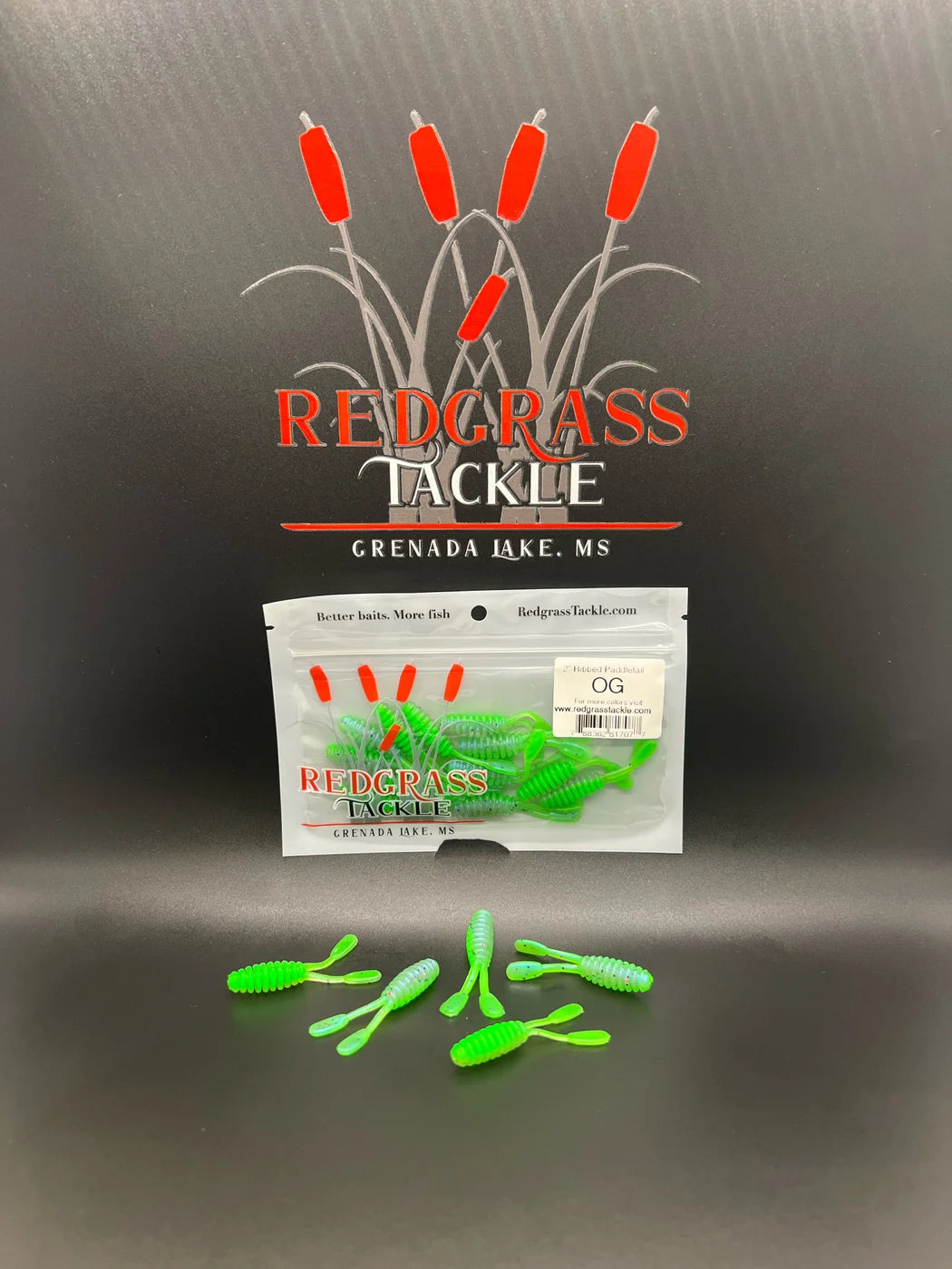 REDGRASS 2" RIBBED PADDLETAIL