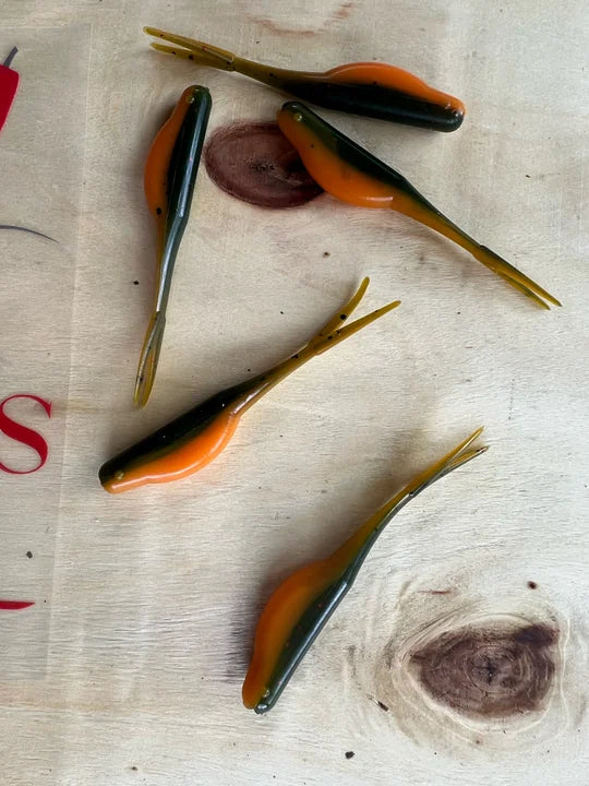 Redgrass 3" Chubby Minnow Split tail