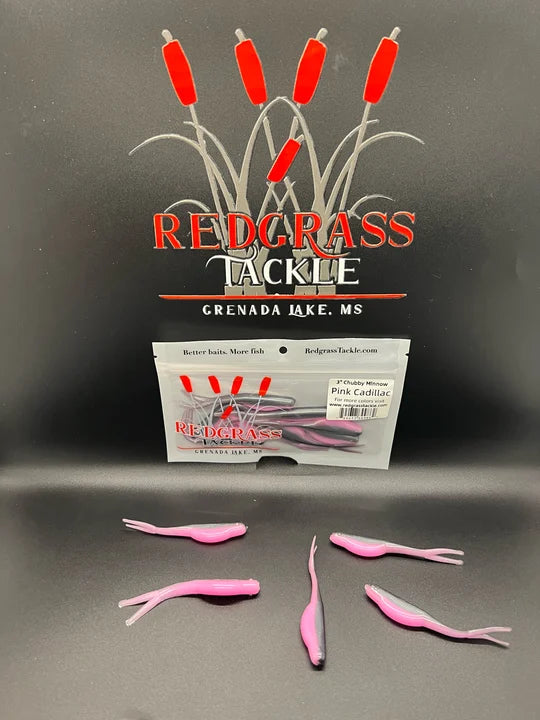 Redgrass 3" Chubby Minnow Split tail