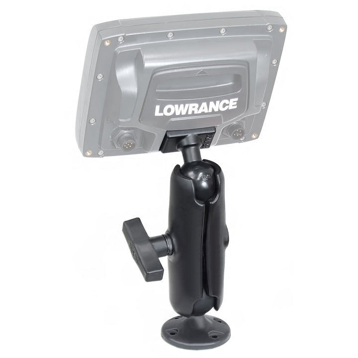 RAM Mount 1.5" Ball "Rugged Use" Composite Mount f/Lowrance Elite-5 & Mark-5 Series Fishfinders [RAP-101U-LO11]