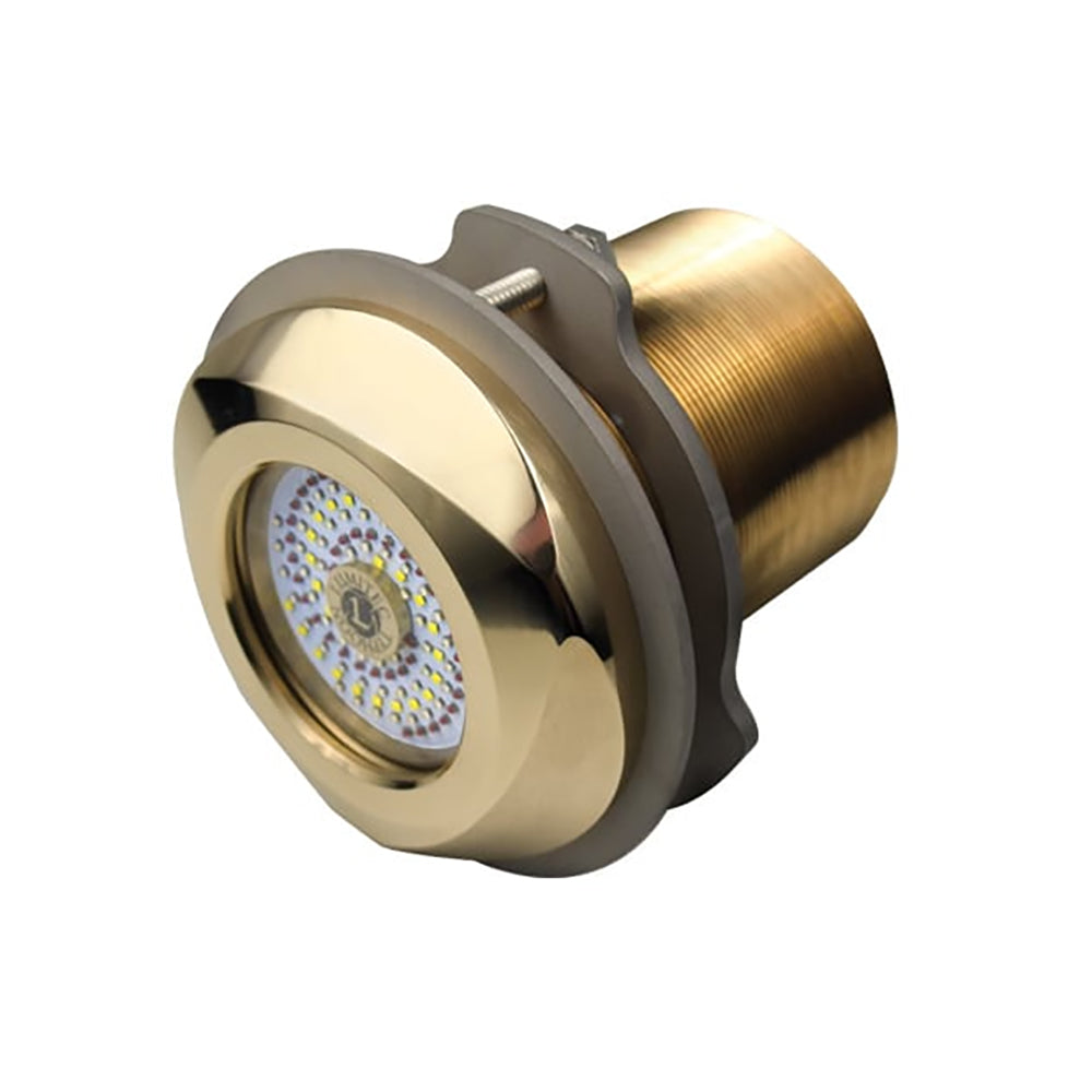 Lumitec SeaBlaze Typhoon Underwater Bronze Thru-Hull LED Light - White/Blue [101448]