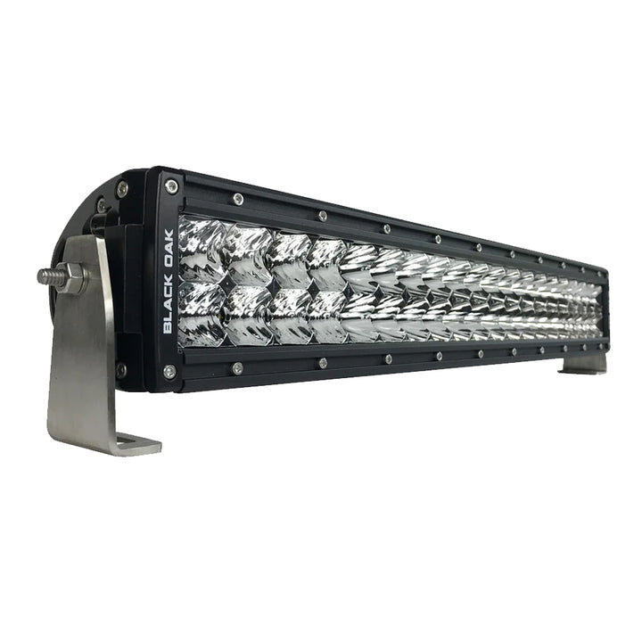 Black Oak Pro Series 3.0 Curved Double Row 20" LED Light Bar - Combo Optics - Black Housing [20CC-D5OS]