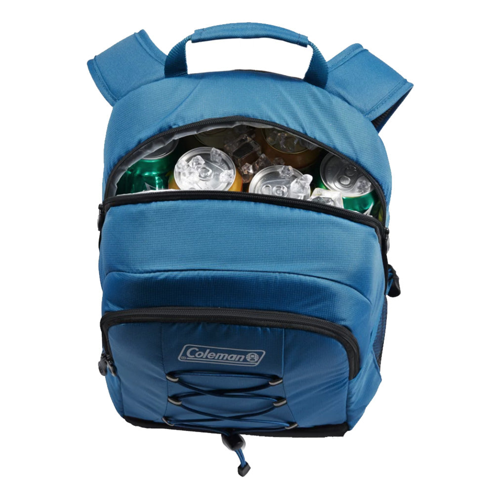 Coleman CHILLER 28-Can Soft-Sided Backpack Cooler - Deep Ocean [2158118]