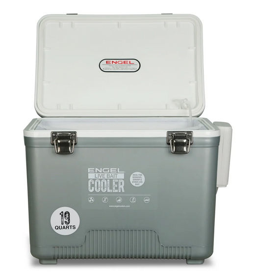 Engel 13Qt Live bait Pro Cooler with AP3 Rechargeable Aerator & Stainless Hardware