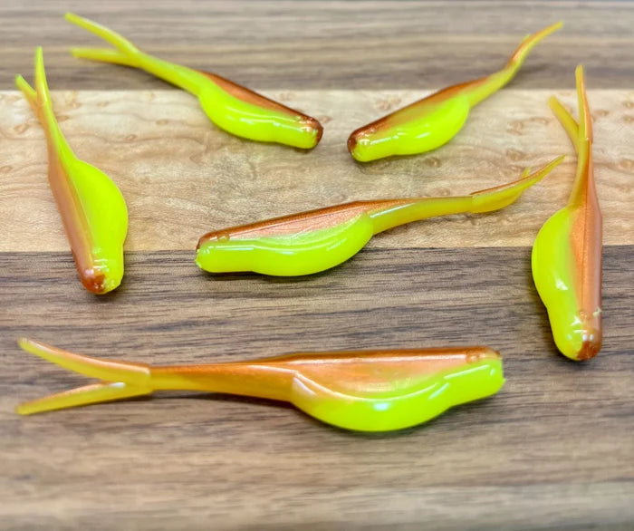 Redgrass 3" Chubby Minnow Split tail