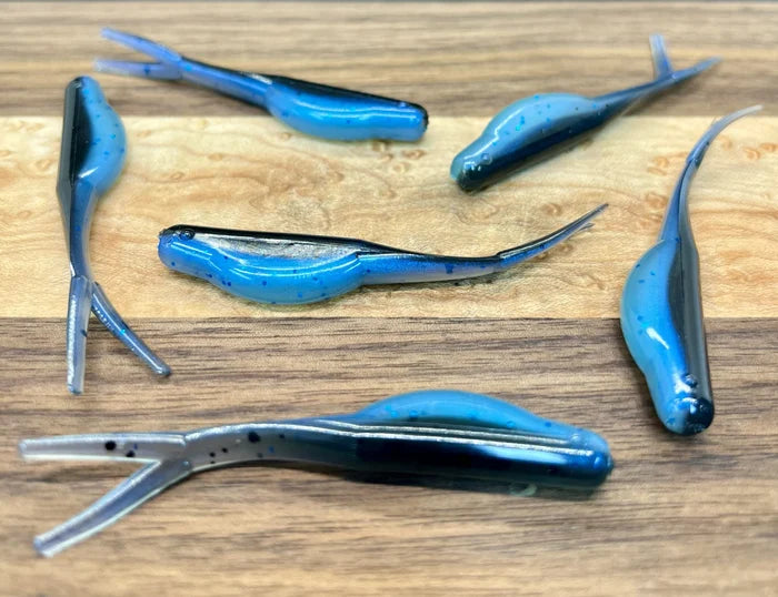 Redgrass 3" Chubby Minnow Split tail