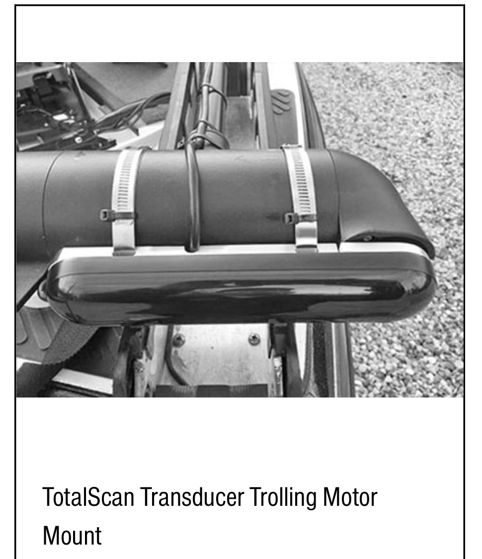 Cornfield Fishing Gear Total Scan Transducer Trolling Motor Mount