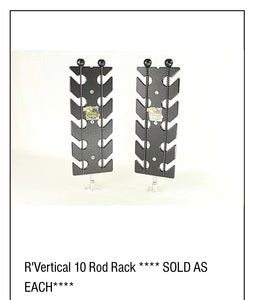 R' Vertical Rod Rack Bungie Cords One Pair - Cornfield Fishing Gear