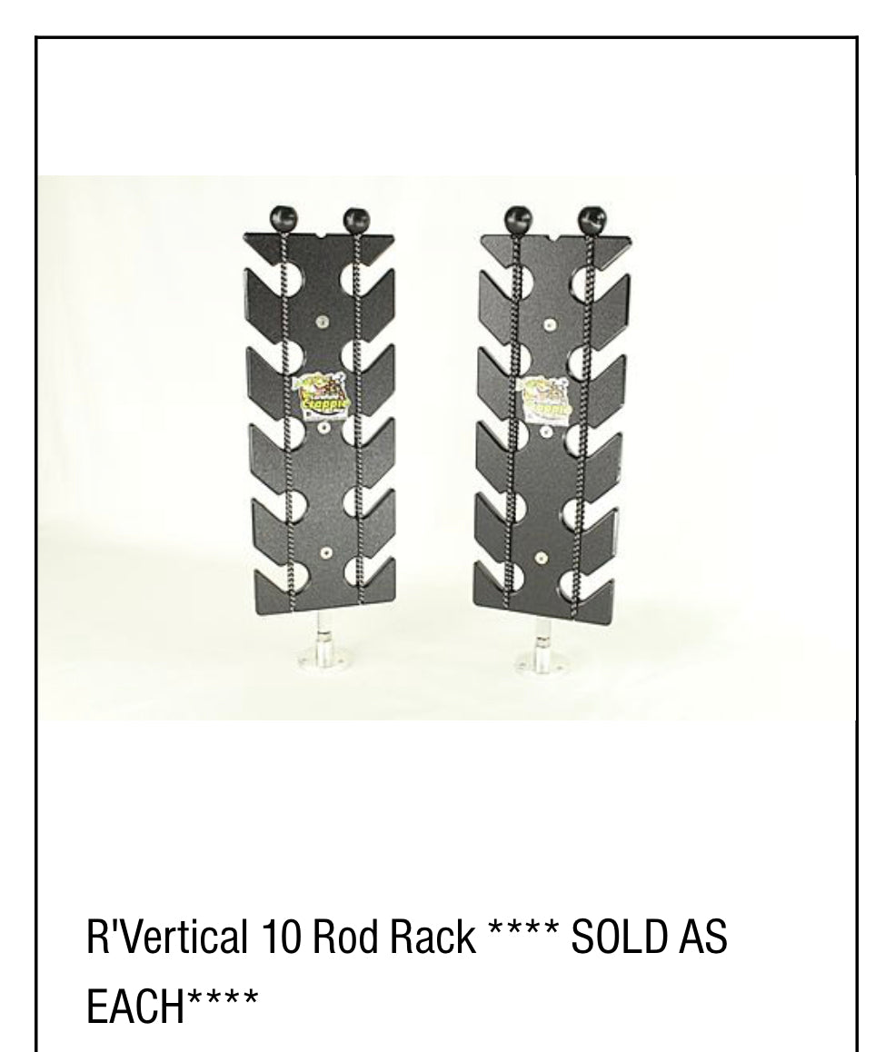 R'Vertical 10 Rod Rack **** SOLD AS EACH****