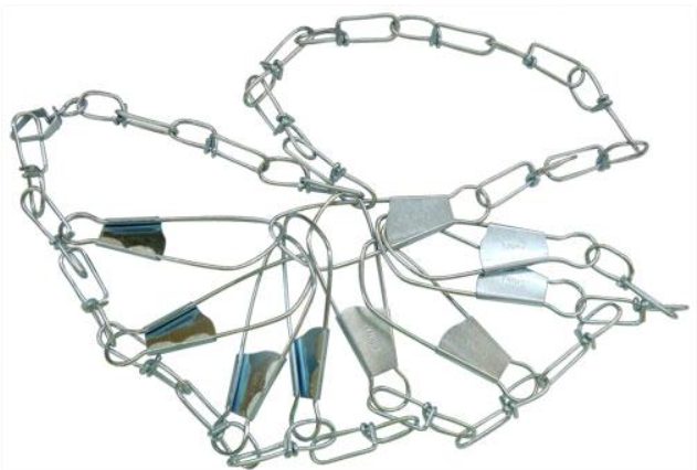 Eagle Claw 9-Snap chain stringer 46"