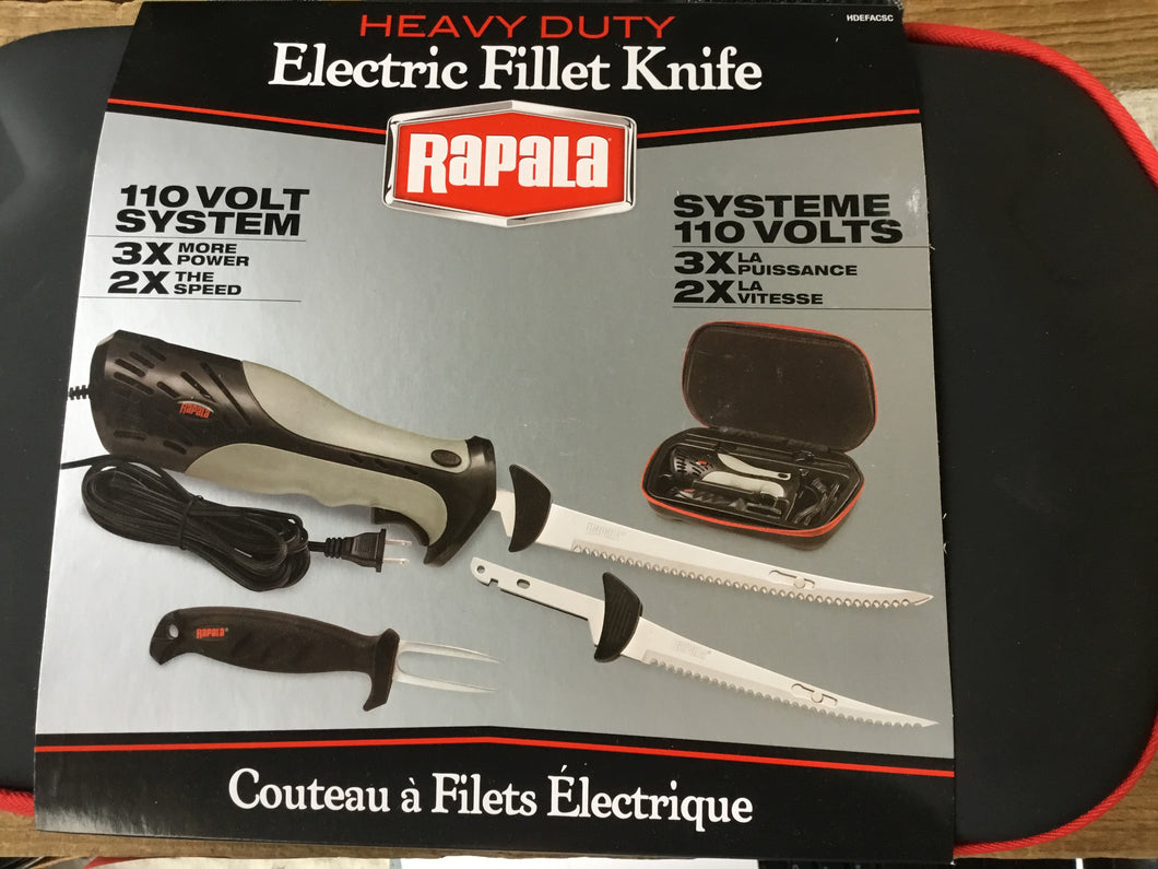 Heavy Duty Electric Fillet Knife Combo – PTG Outdoors