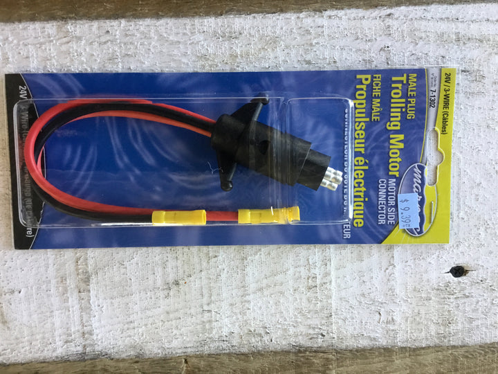 Male  Plug Trolling Motor